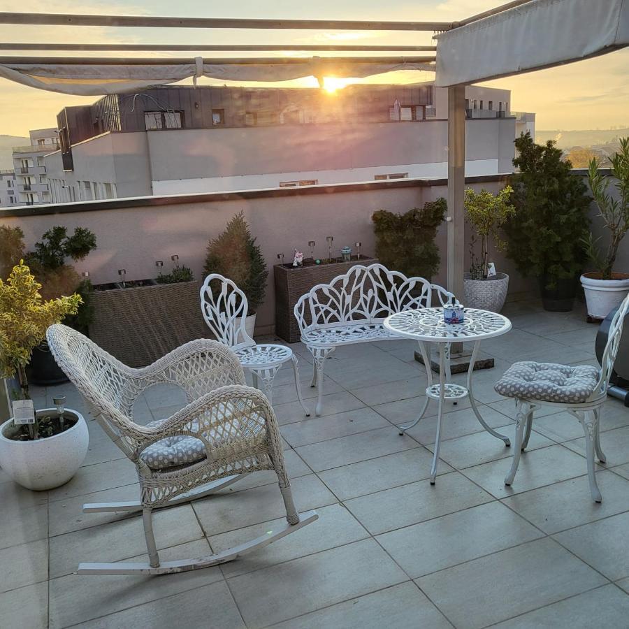 Sibiu Bach Penthouse Lejlighed Eksteriør billede