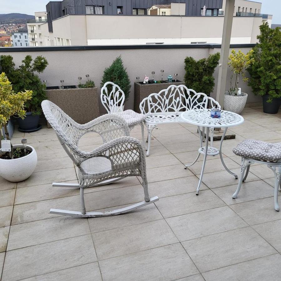 Sibiu Bach Penthouse Lejlighed Eksteriør billede