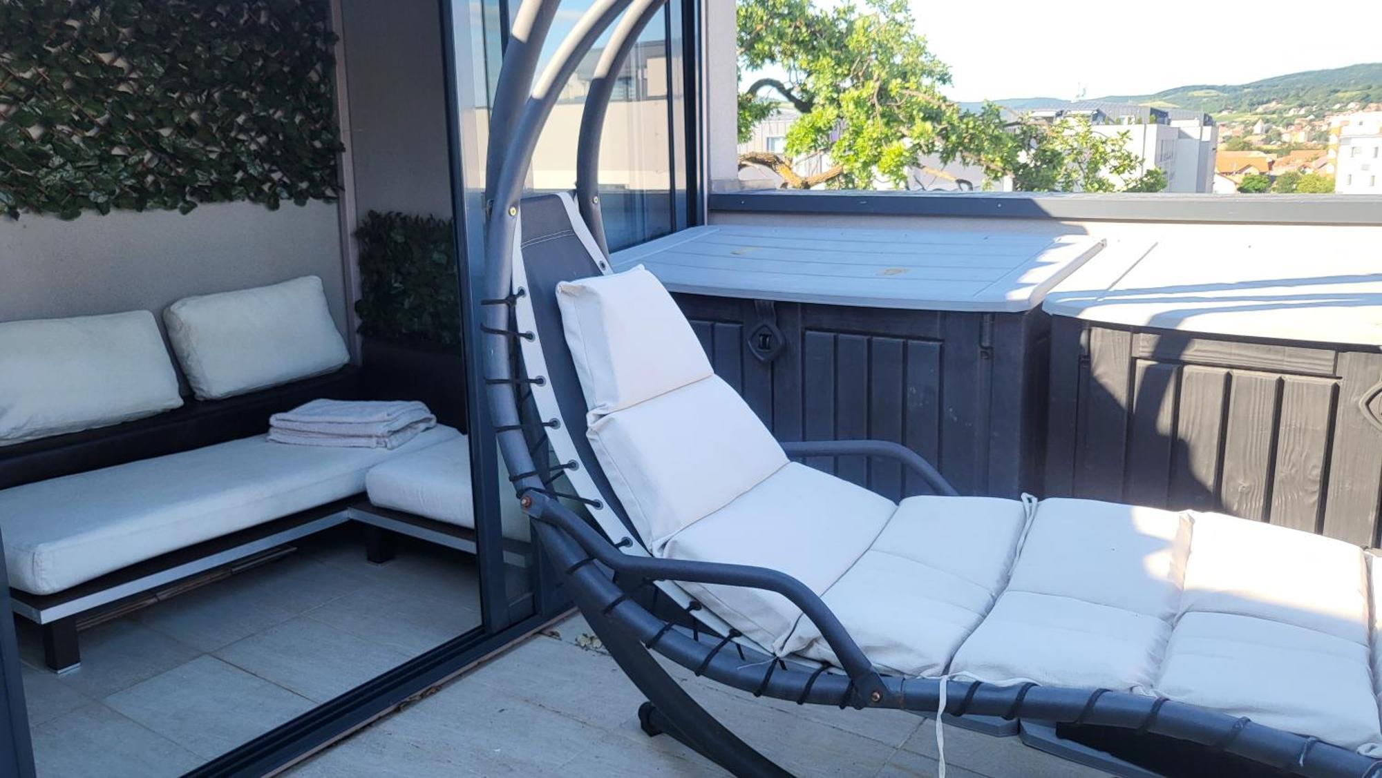Sibiu Bach Penthouse Lejlighed Eksteriør billede