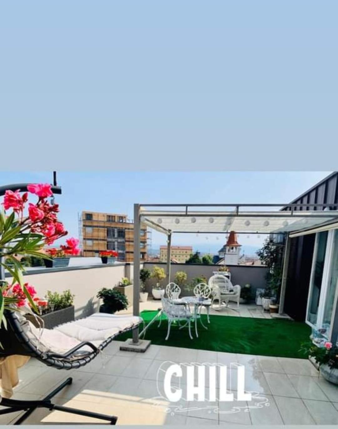 Sibiu Bach Penthouse Lejlighed Eksteriør billede